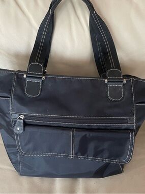LIZ CLAIBORNE Black Tote/Briefcase